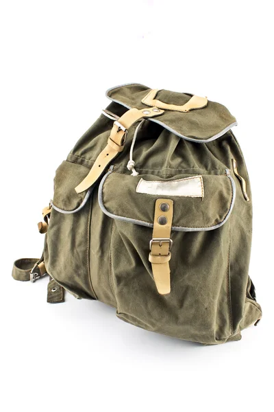 Canvas backpack — Stock Photo, Image