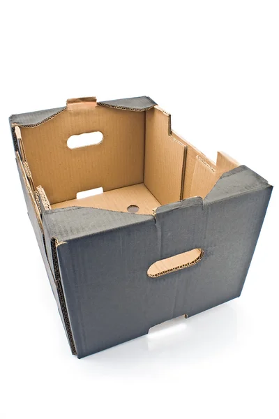 Kahverengi karton kutu — Stok fotoğraf