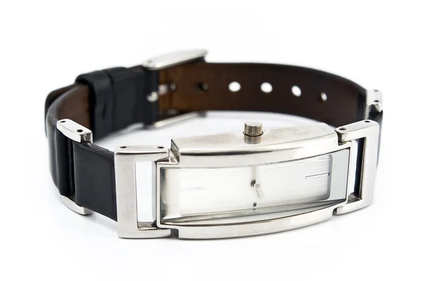 Damen quadratische Armbanduhr — Stockfoto