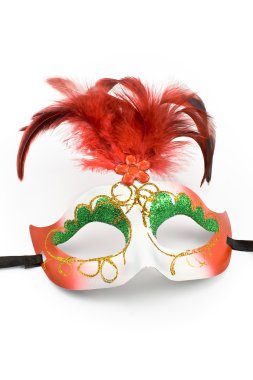 Karnaval maske tüy ve elmas