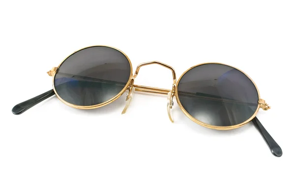 Round framed retro sunglasses — Stock Photo, Image