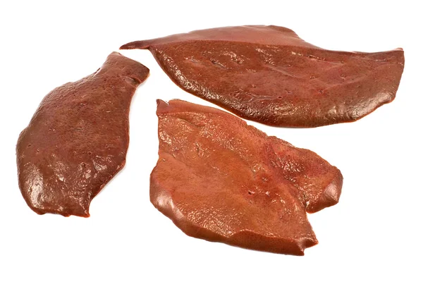 Raw pork liver — Stock Photo, Image