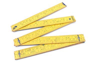 Old carpentry ruler clipart