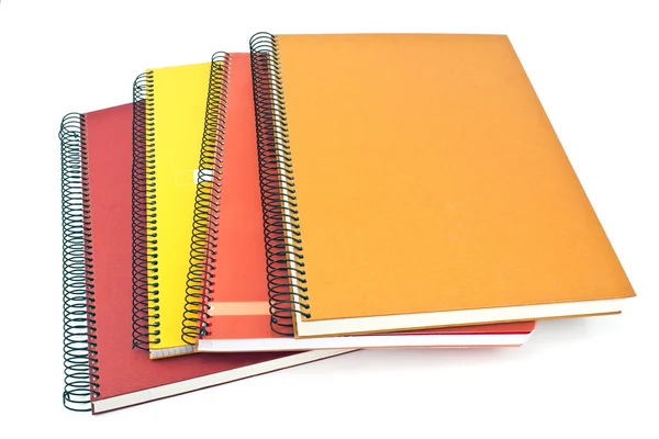 Pila de cuadernos en espiral —  Fotos de Stock