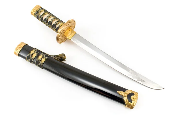 Japon samuray katana kılıcı — Stok fotoğraf
