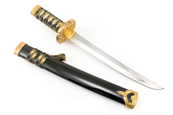 Japanese samurai katana sword — Stock Photo, Image