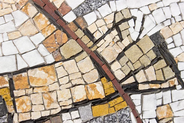 Marmor Stein Mosaik Textur als Hintergrund — Stockfoto
