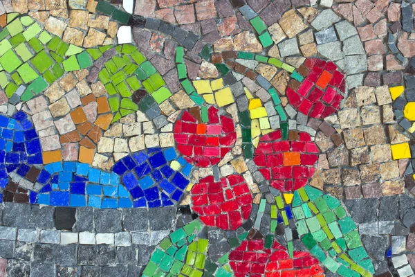 Marmor Stein Mosaik Textur als Hintergrund — Stockfoto