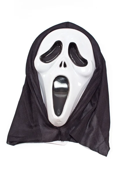 Scary halloween mask isolated on white Royalty Free Stock Images