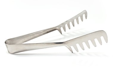 beyaz izole spagetti maşa