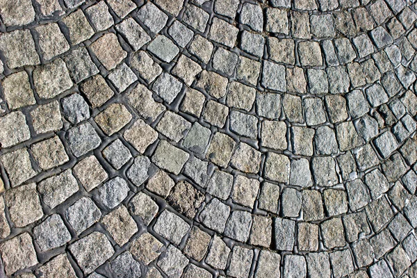 Cobble walkway texture as background — Stock Photo, Image