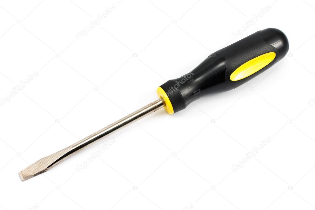 Screwdriver isolated on white