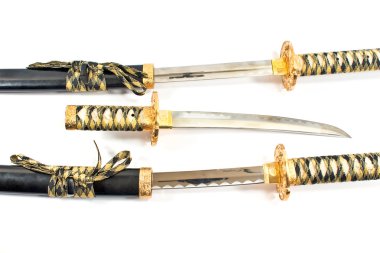 Japon samuray katana kılıcı beyaz