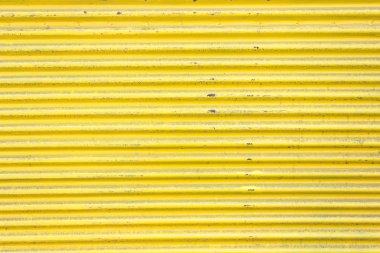 Sarı oluklu sac slayt kapı arka plan olarak