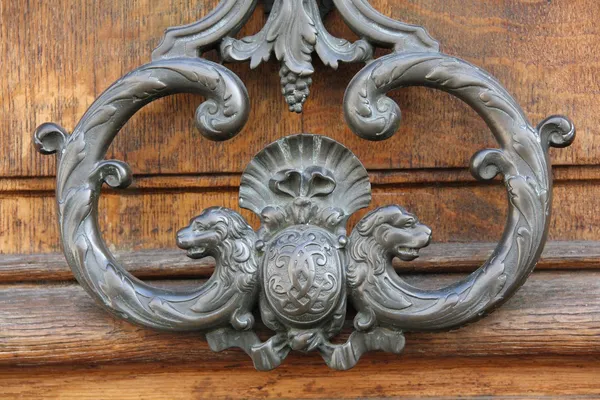 Knocker in Paris — Stock Photo, Image