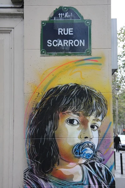 Paris Graffiti — Stock Photo, Image