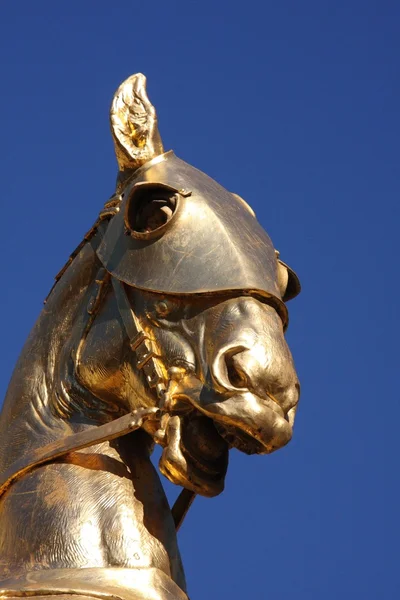 Золотой конь — стоковое фото