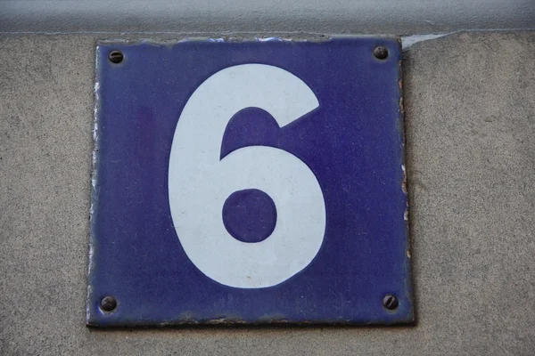 Número 6 — Fotografia de Stock