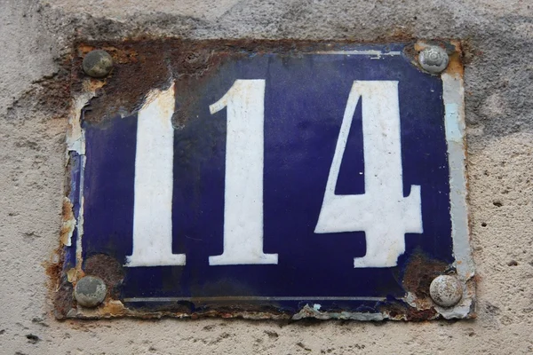 번호 114 — 스톡 사진