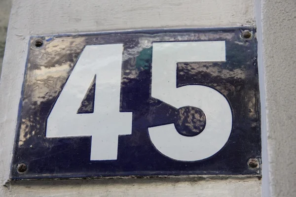 Número 45 — Fotografia de Stock