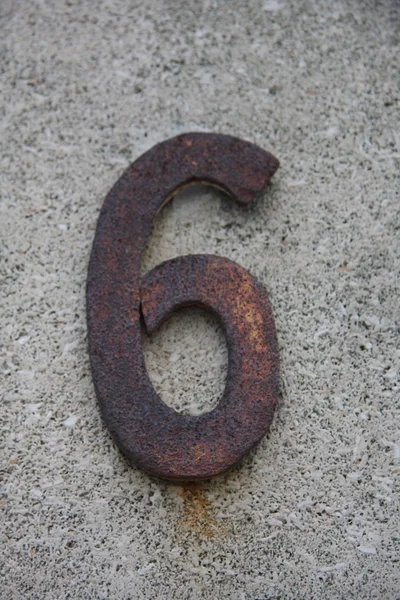 Numero 6 — Foto Stock