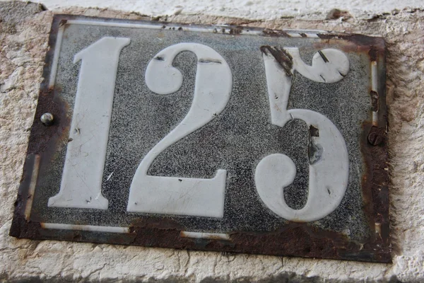 Numer 125 — Zdjęcie stockowe