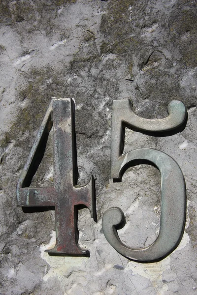 Número 45 — Fotografia de Stock