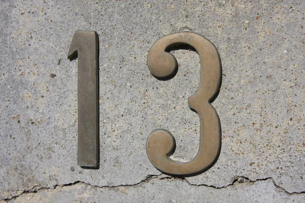 Numero 13 — Foto Stock