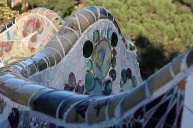 Barcelona'da Guell Bahçe