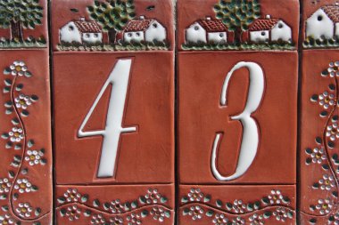 번호 43Number 43