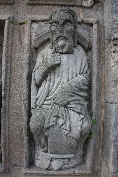 Estatua religiosa en Santiago — Foto de Stock