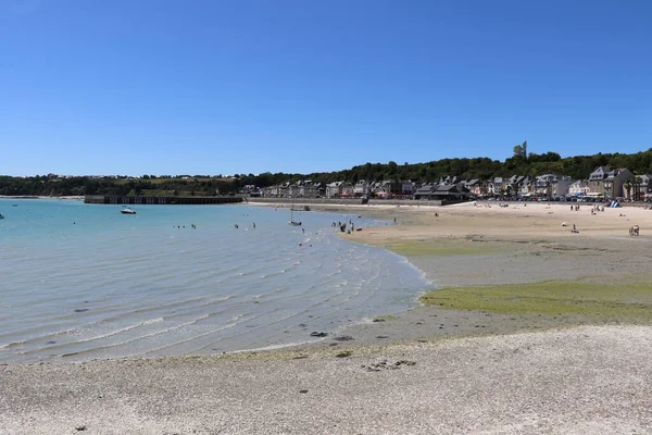 Utsikt Över Stranden Cancale Frankrike — Stockfoto