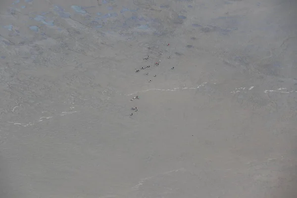 Вид Воздуха Залив Мон Сен Мишель Франция — стоковое фото