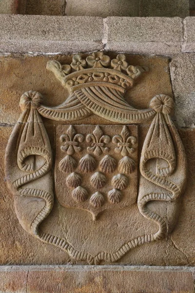 Detalhe Abadia Mont Saint Michel — Fotografia de Stock