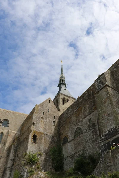 Opactwo Mont Saint Michel — Zdjęcie stockowe