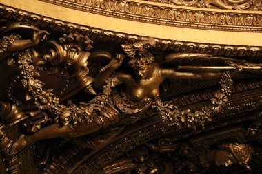 Palais Garnier 'in detayları, Paris Ulusal Operası.