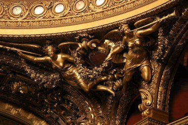 Palais Garnier 'in detayları, Paris Ulusal Operası.