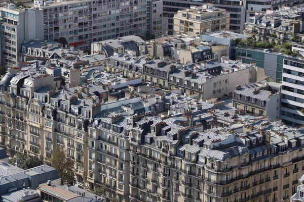 Вигляд Згори Дахи Парижа — стокове фото