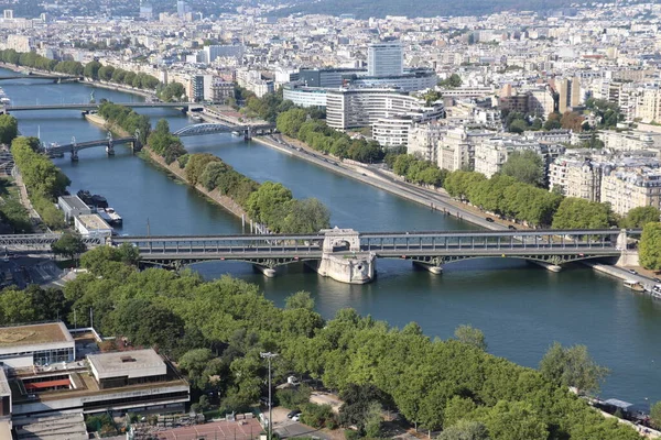 Panoramisch Uitzicht Stad Parijs — Stockfoto