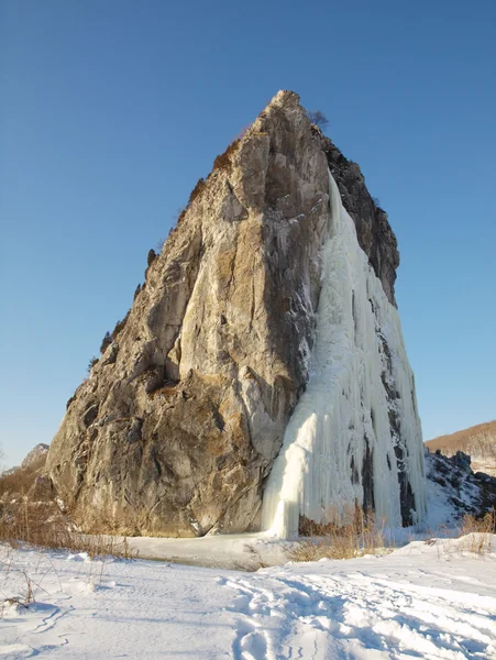 Icefall in mountains — Stock Photo, Image