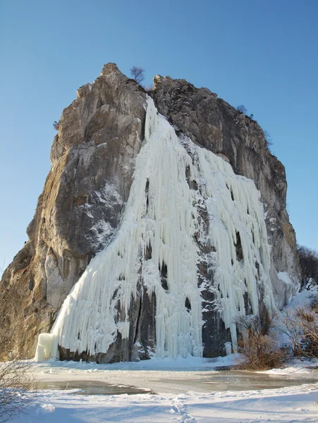 Icefall in Mount Przewalski — Stock Photo, Image