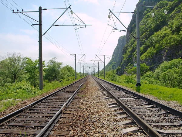 Železnice — Stock fotografie