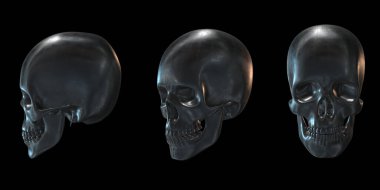 Kafatası 3D oluşturma metali