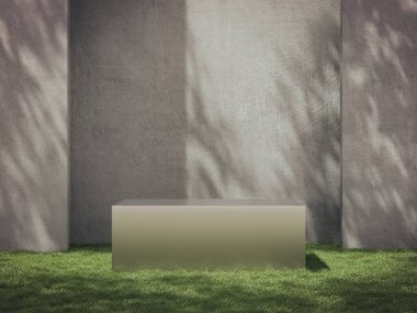 Çerçeve duvarda asılı, duvarda ağaç gölgesi var.