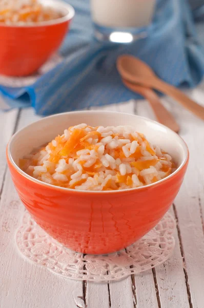 Porrige con arroz y calabaza —  Fotos de Stock