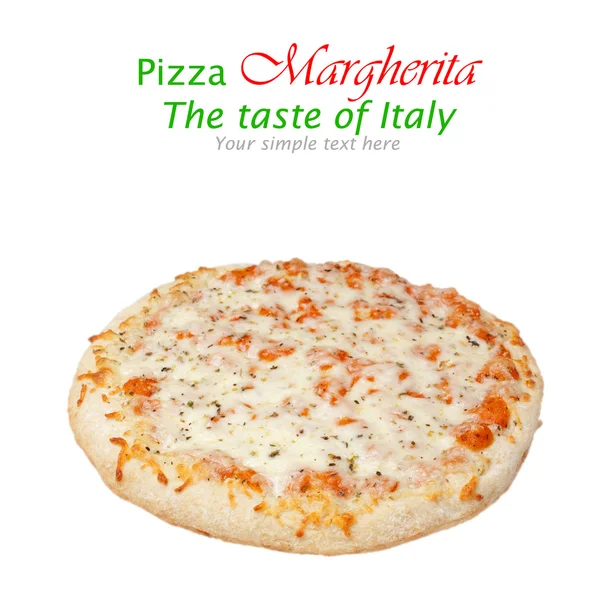 Pizza margherita — Stockfoto