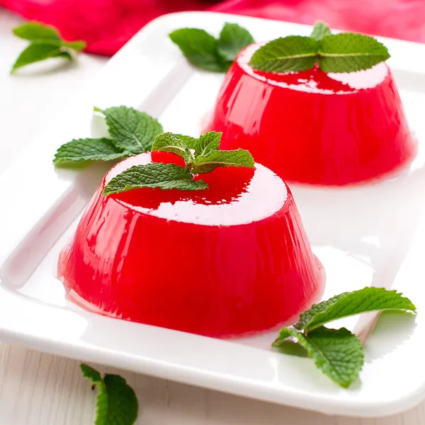 Watermelon jelly — Stock Photo, Image