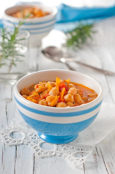 Sopa de grão-de-bico — Fotografia de Stock