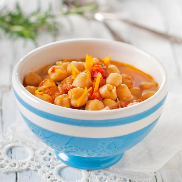 Sopa de grão-de-bico — Fotografia de Stock