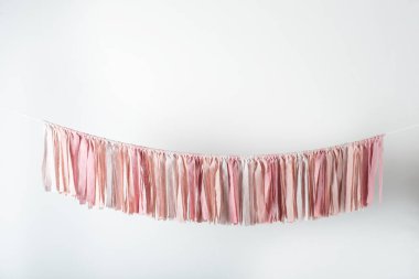 Renkli çelenkli parti konsepti, seçici odak resmi